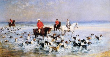 クリーブランドの夏の日 ヘイウッド・ハーディ乗馬 Oil Paintings